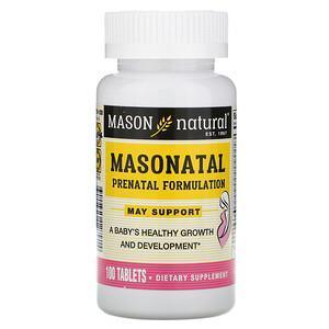 Mason Natural, Masonatal Prenatal Formulation, 100 Tablets - Supply Center USA