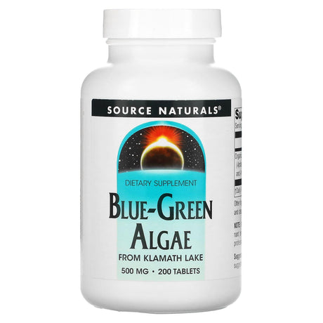 Source Naturals, Blue-Green Algae, 500 mg, 200 Tablets - Supply Center USA