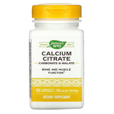 Nature's Way, Calcium Citrate, 250 mg, 100 Capsules - Supply Center USA