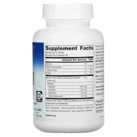 Planetary Herbals, Full Spectrum Soy 1000, 1,000 mg, 60 Tablets - Supply Center USA