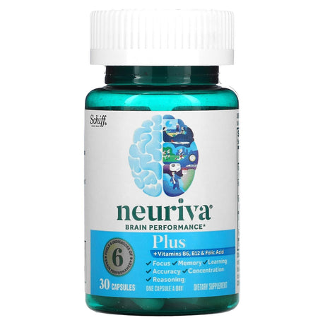 Schiff, Neuriva Brain Performance, Plus, 30 Capsules - Supply Center USA