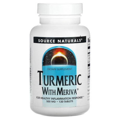 Source Naturals, Turmeric with Meriva, 500 mg, 120 Tablets - Supply Center USA