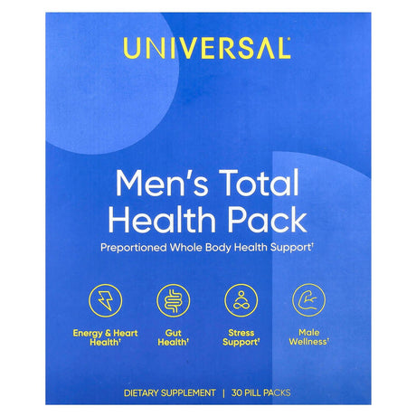 Universal U, Men's Total Health Pack, 30 Pill Packs - Supply Center USA