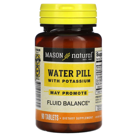 Mason Natural, Water Pill with Potassium, 90 Tablets - Supply Center USA