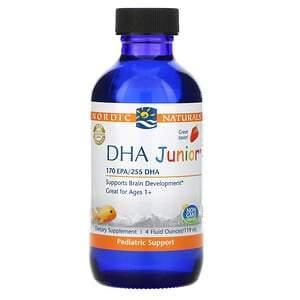 Nordic Naturals, DHA Junior, Great for Ages 1+, Strawberry, 4 fl oz (119 ml) - Supply Center USA