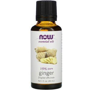 Now Foods, Essential Oils, Ginger, 1 fl oz (30 ml) - Supply Center USA