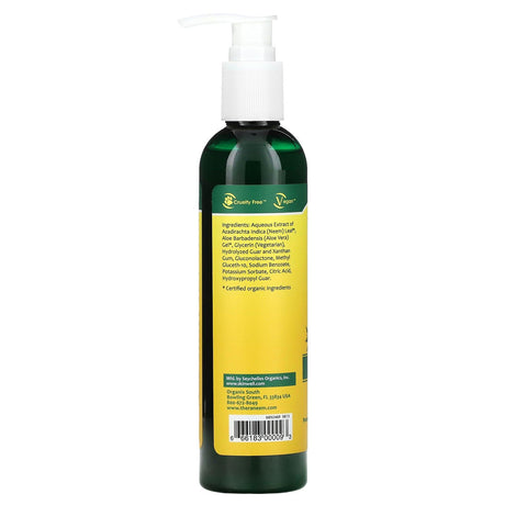 Organix South, TheraNeem Naturals, Neem Leaf & Aloe Gel, Gentle Therapé, Fragrance Free, 8 fl oz (240 ml) - Supply Center USA