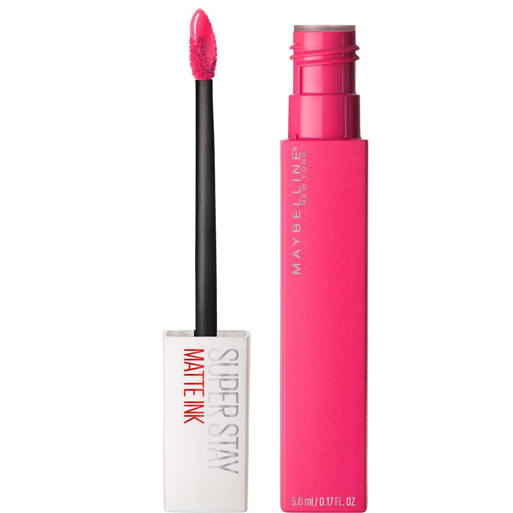 Maybelline Super Stay Matte Ink Liquid Lipstick Makeup, Long Lasting High Impact Color, up to 16H Wear, Lover, Mauve Neutral, 1 Count - Supply Center USA