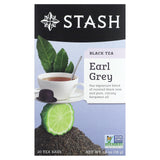 Stash Tea, Black Tea, Earl Gray, 20 Tea Bags, 1.3 oz (38 g) - Supply Center USA