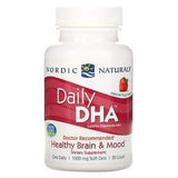 Nordic Naturals, Daily DHA, Natural Fruit Flavor, 1,000 mg, 30 Soft Gels - Supply Center USA