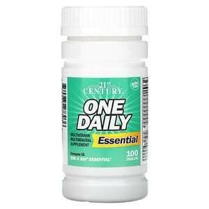 21st Century, One Daily, Essential, 100 Tablets - Supply Center USA