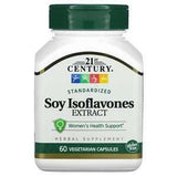 21st Century, Standardized Soy Isoflavones Extract, 60 Vegetarian Capsules - Supply Center USA