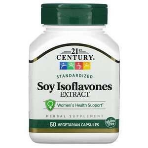 21st Century, Standardized Soy Isoflavones Extract, 60 Vegetarian Capsules - Supply Center USA