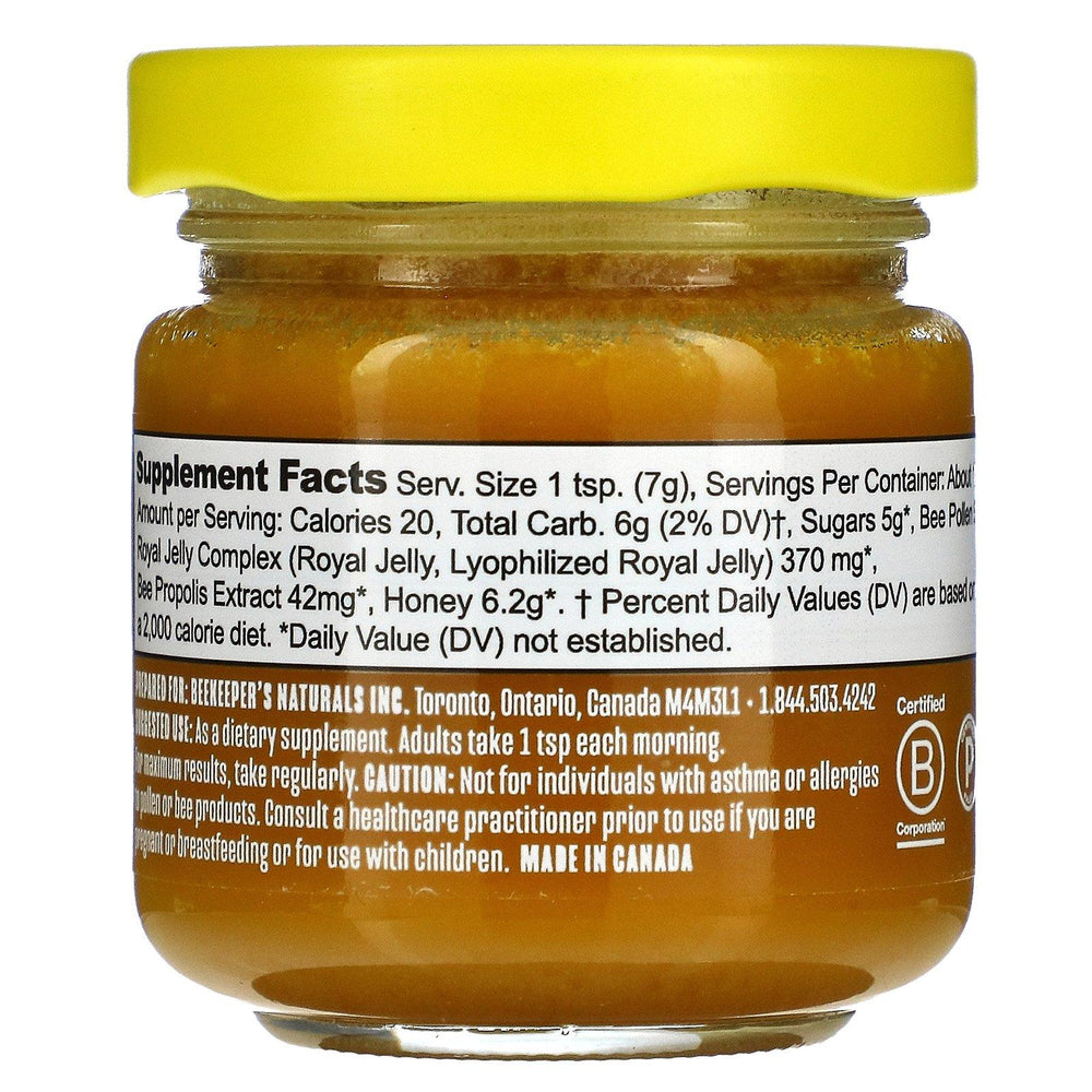 Beekeeper's Naturals, B. Powered, Superfood Honey, 4.4 oz (125 g) - HealthCentralUSA