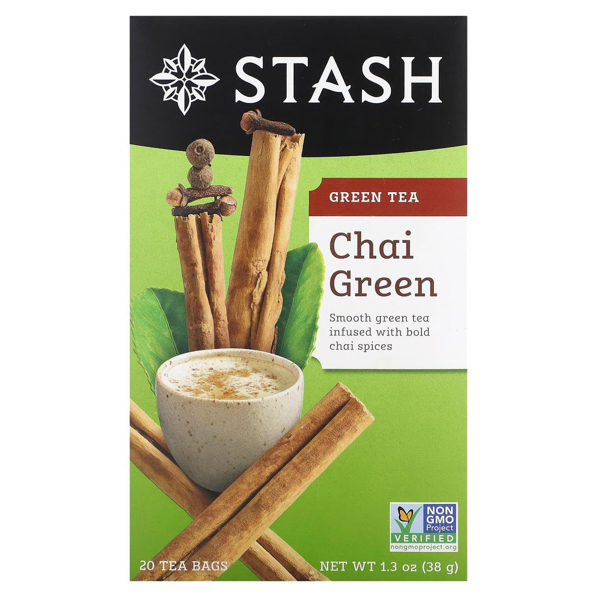 Stash Tea, Green Tea, Premium Green, 20 Tea Bags, 1.4 oz (40 g) - Supply Center USA