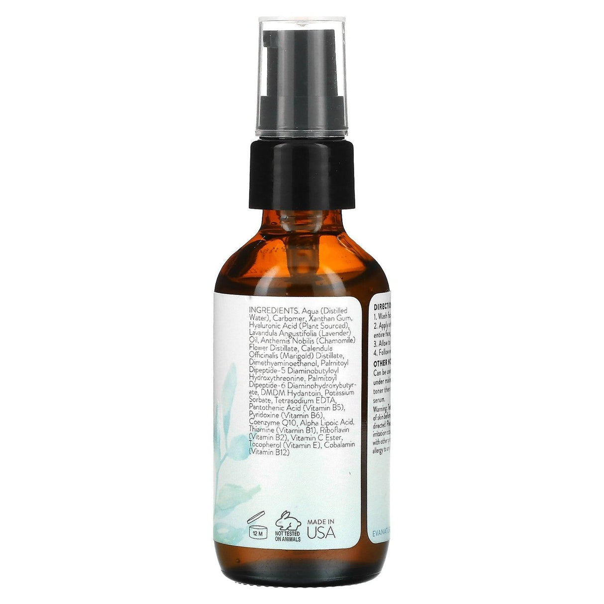 Eva Naturals, Hyaluronic Acid Serum, 2 oz (60 ml) - Supply Center USA