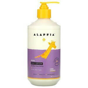 Alaffia, Kids, Body Lotion, Lemon Lavender, 16 fl oz (476 ml) - HealthCentralUSA