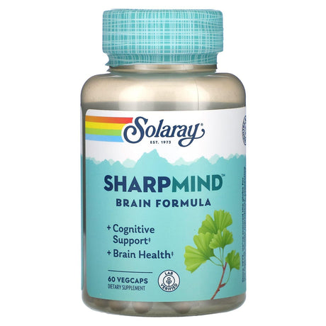 Solaray, SharpMind, Brain Formula, 60 VegCaps - Supply Center USA