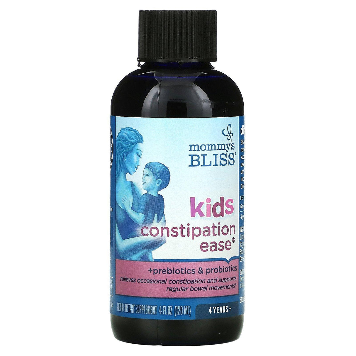 Mommy's Bliss, Kids Constipation Ease, 4 Years+, Orange, 4 fl oz (120 ml) - Supply Center USA