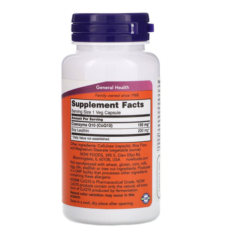 Now Foods, CoQ10, 150 mg, 100 Veg Capsules - Supply Center USA