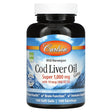 Carlson, Wild Norwegian, Cod Liver Oil Gems, 1,000 mg, 100 Soft Gels - Supply Center USA