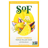 SoF, Triple Milled Bar Soap with Shea Butter, Lemon Verbena, 6 oz (170 g) - Supply Center USA