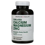 American Health, Chelated Calcium Magnesium Zinc, 250 Tablets - Supply Center USA