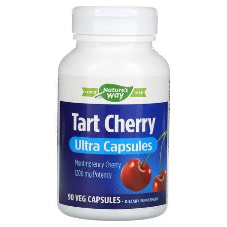 Nature's Way, Tart Cherry, Ultra Capsules, 1,200 mg, 90 Veg Capsules - Supply Center USA