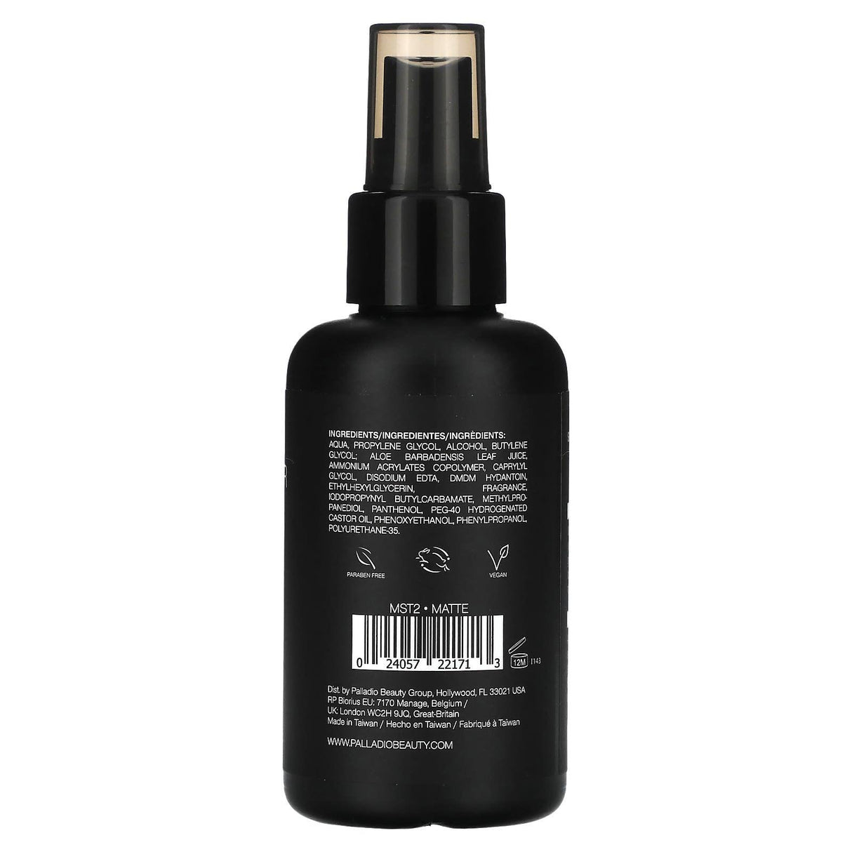 Palladio, 4Ever + Ever, Makeup Setting Spray, Long-Lasting Matte Finish, 3.4 fl oz (100 ml) - Supply Center USA