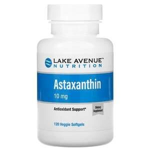 Lake Avenue Nutrition, Astaxanthin, 10 mg, 120 Veggie Softgels - Supply Center USA