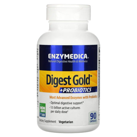 Enzymedica, Digest Gold + Probiotics, 90 Capsules - Supply Center USA