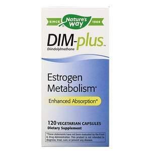 Nature's Way, DIM-plus, Estrogen Metabolism, 120 Vegetarian Capsules - Supply Center USA