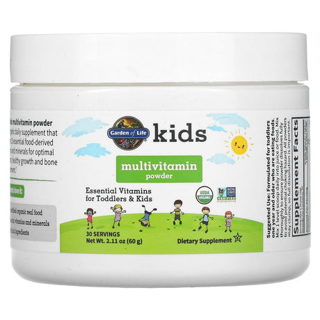 Garden of Life, Kids Multivitamin Powder, 2.11 oz (60 g) - Supply Center USA