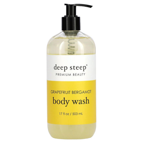 Deep Steep, Body Wash, Rosemary Mint, 17 fl oz (503 ml) - Supply Center USA