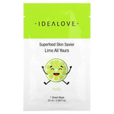 Idealove, Superfood Skin Savior, Let's Avo Good Time, 1 Beauty Sheet Mask, 0.68 fl oz (20 ml) - Supply Center USA