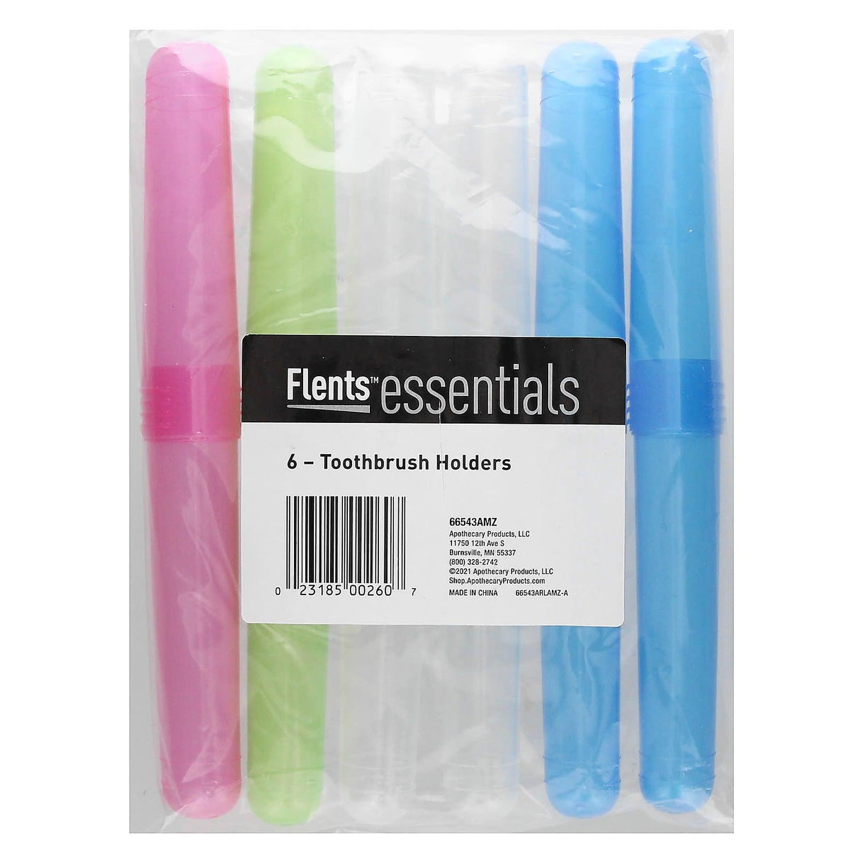 Flents, Essentials, Toothbrush Holder, 6 Count - Supply Center USA