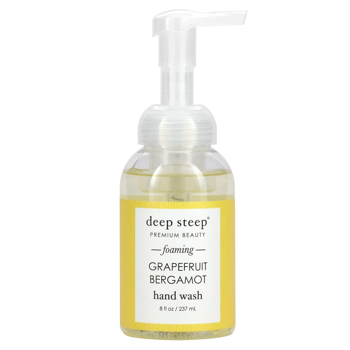 Deep Steep, Foaming Hand Wash, Grapefruit Bergamot, 8 fl oz (237 ml) - Supply Center USA