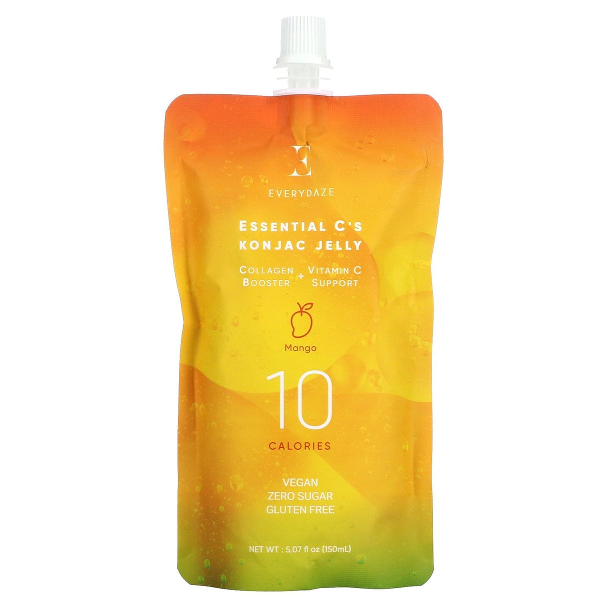 Everydaze, Essential C's Konjac Jelly, Peach, 5.07 fl oz (150 ml) - Supply Center USA