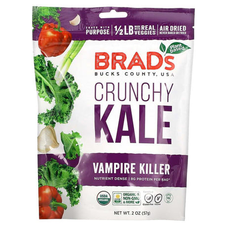 Brad's Plant Based, Crunchy Kale, Vampire Killer, 2 oz (57 g) - Supply Center USA