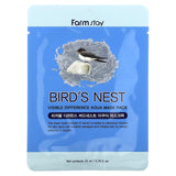 Farmstay, Bird's Nest Visible Difference Aqua Beauty Mask Pack, 1 Sheet, 0.78 oz (23 ml) - Supply Center USA