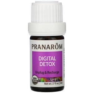 Pranarom, Essential Oil, Digital Detox, .17 fl oz (5 ml) - Supply Center USA