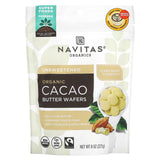 Navitas Organics, Organic Cacao Butter Wafers, Unsweetened, 8 oz (227 g) - Supply Center USA