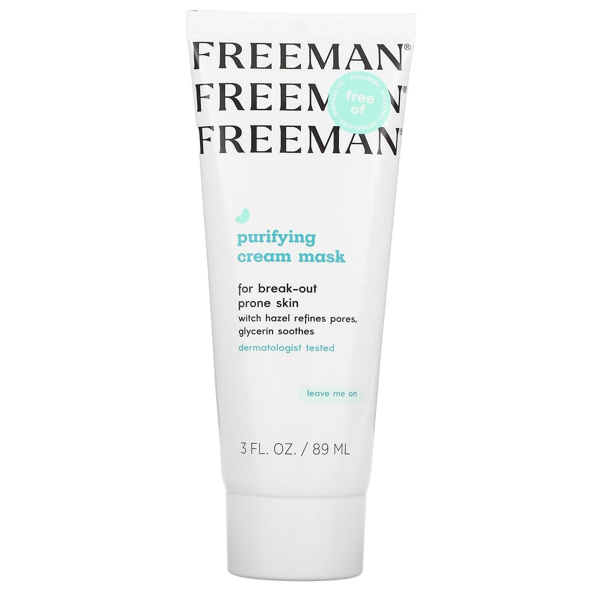 Freeman Beauty, Purifying Cream Beauty Mask, 3 fl oz (89 ml) - Supply Center USA