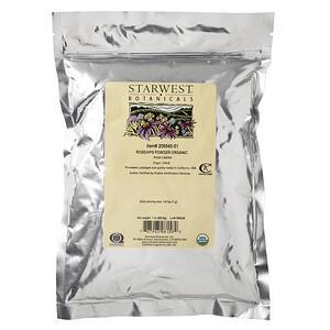 Starwest Botanicals, Rosehips Powder, Organic, 1 lb (453.6 g) - HealthCentralUSA