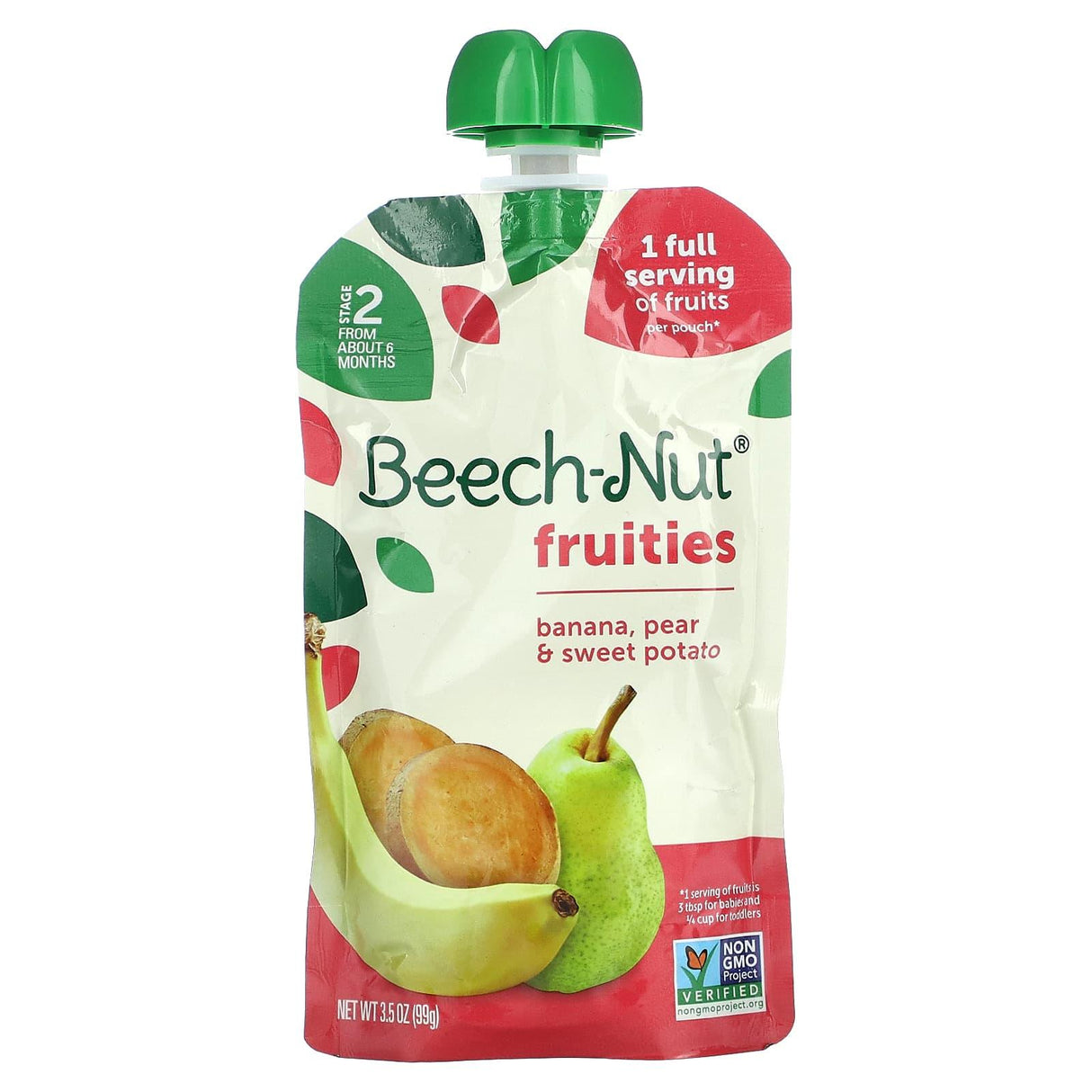 Beech-Nut, Fruities, 6+ Months, Banana, Pear, Sweet Potato, 3.5 oz (99 g) - Supply Center USA