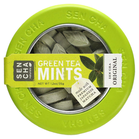 Sencha Naturals, Green Tea Mints, Tropical Mango, 1.2 oz (35 g) - Supply Center USA