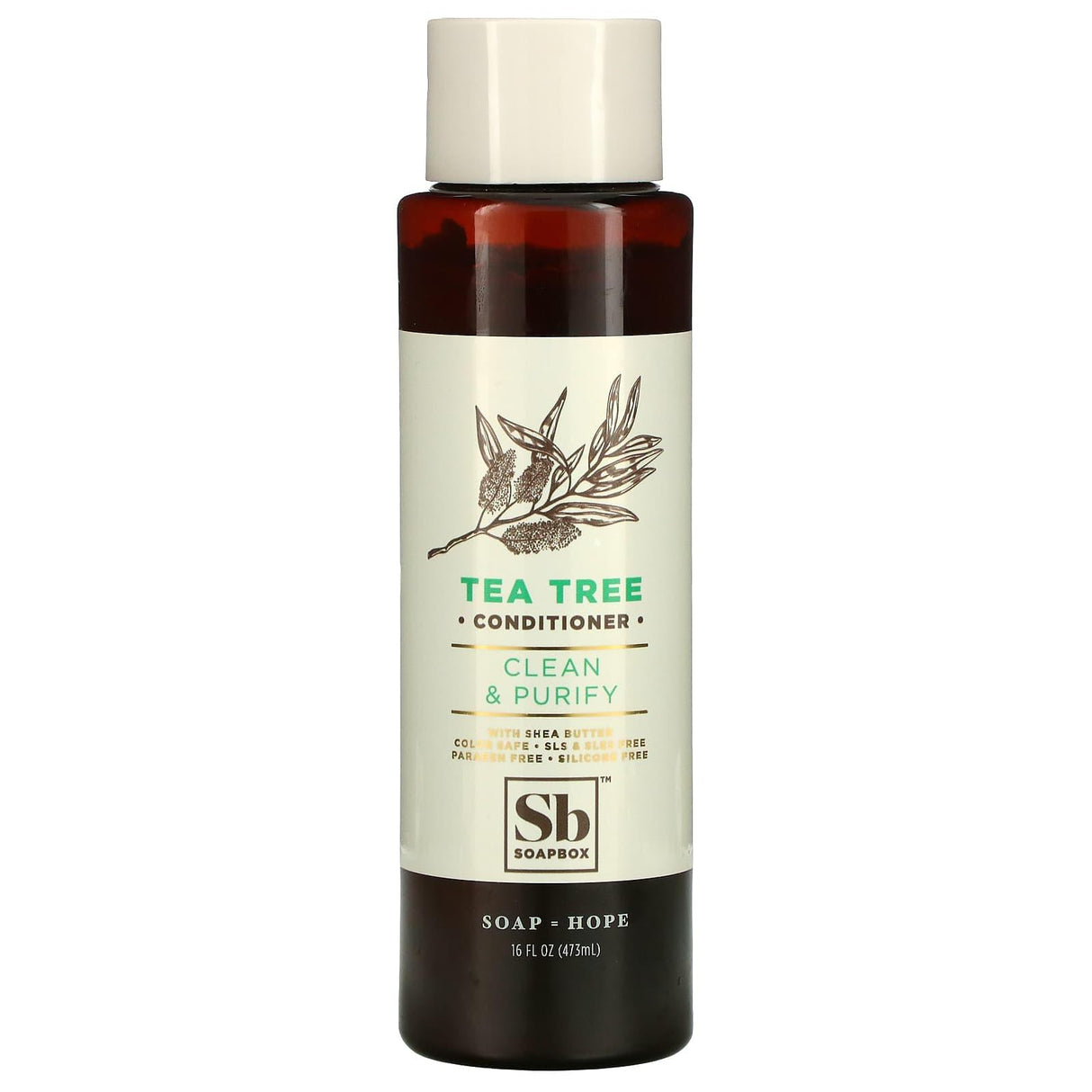 Soapbox, Tea Tree Conditioner, Clean & Purify , 16 fl oz (473 ml) - Supply Center USA