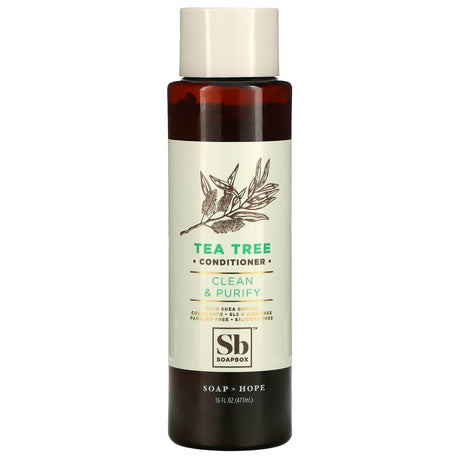 Soapbox, Tea Tree Conditioner, Clean & Purify , 16 fl oz (473 ml) - Supply Center USA