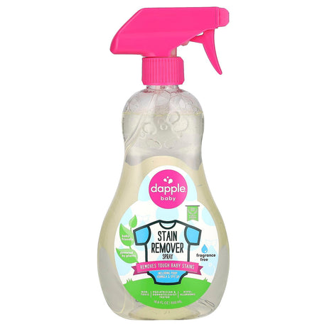 Dapple Baby, Stain Remover Spray, Fragrance Free, 16.9 fl oz (500 ml) - Supply Center USA