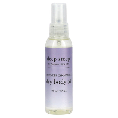 Deep Steep, Dry Body Oil, Lavender Chamomile, 2 fl oz (59 ml) - Supply Center USA